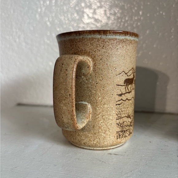 Charming Tan Mug with Rabbit Design - Picture 4 of 7